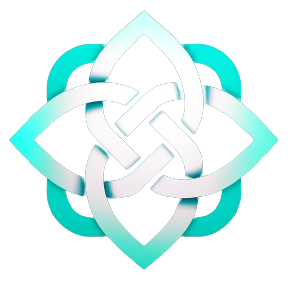 ChaosSage Logo showing transition from intricate patterns to a radiant sage symbol
